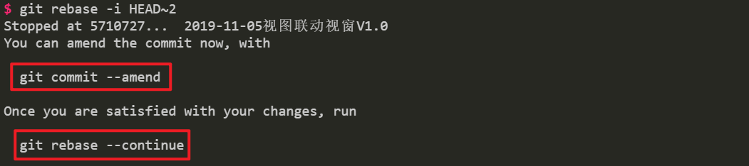 git修改注释